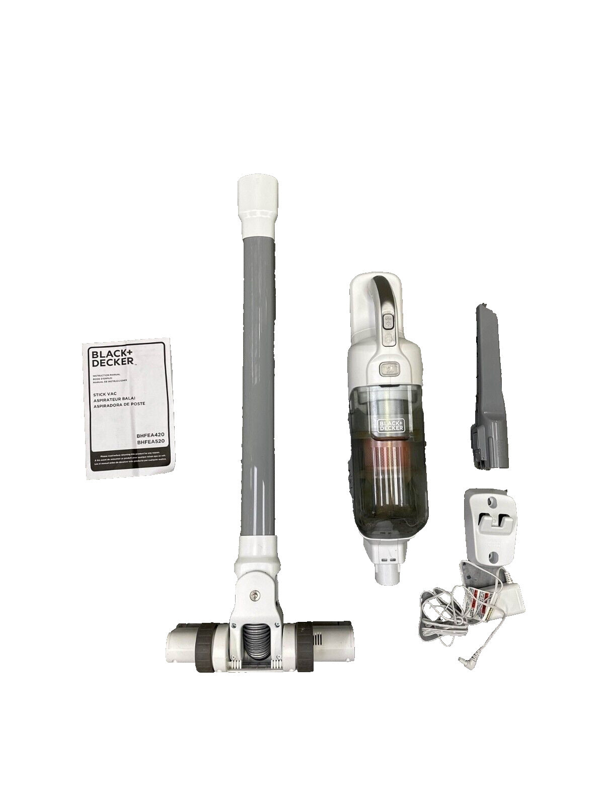 BLACK & DECKER BHFEA520J POWERSERIES+ 20v MAX Cordless Stick Vacuum -DIRTY-
