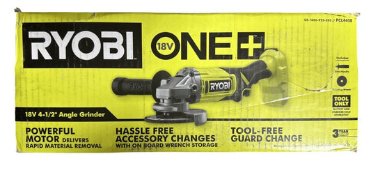 Ryobi ONE+ 18V PCL445B 4-1/2" Angle Grinder (Tool Only)
