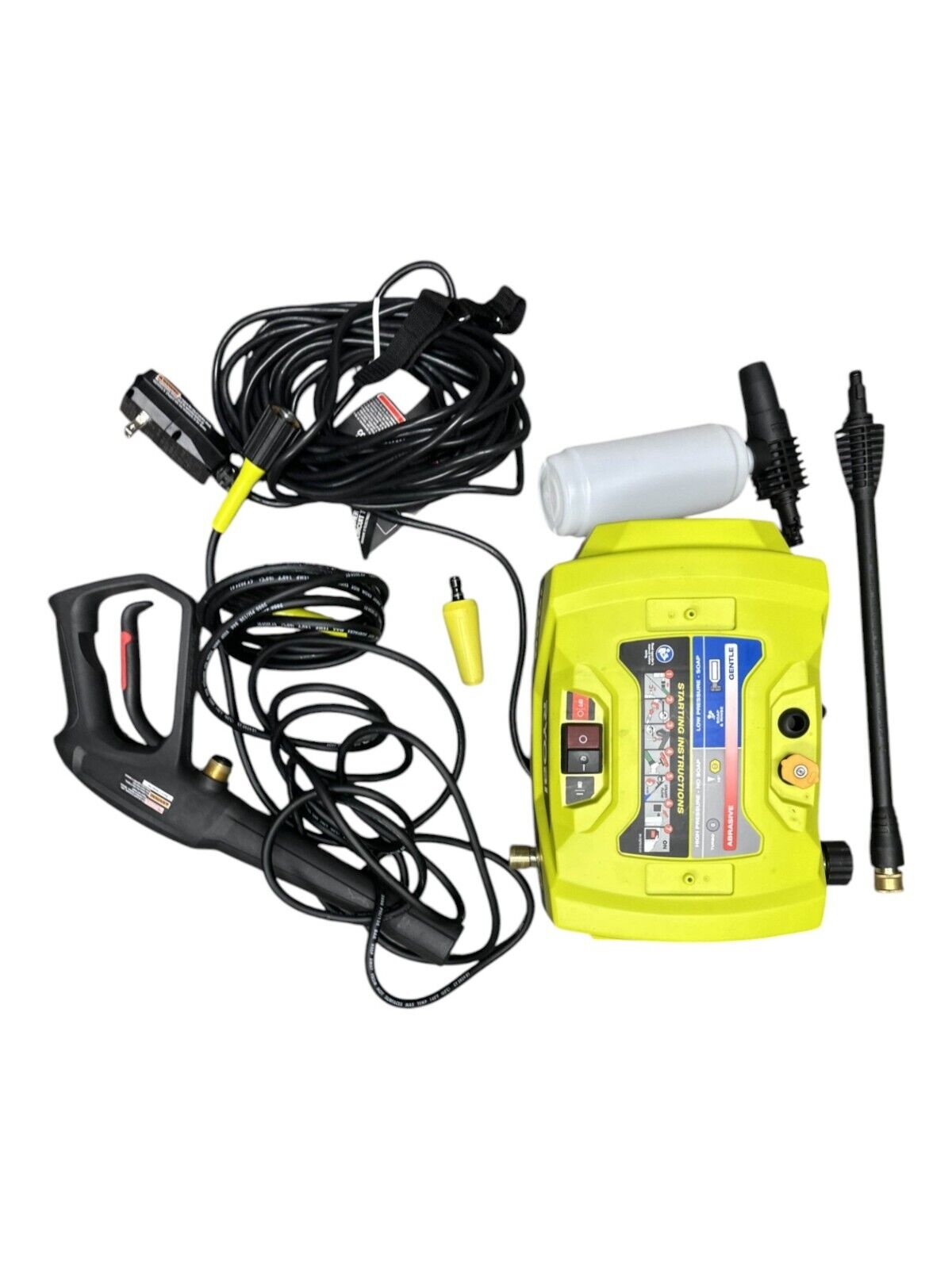 RYOBI 1800 PSI 1.2 GPM Cold Water Electric Pressure Washer - RY141802 -READ-