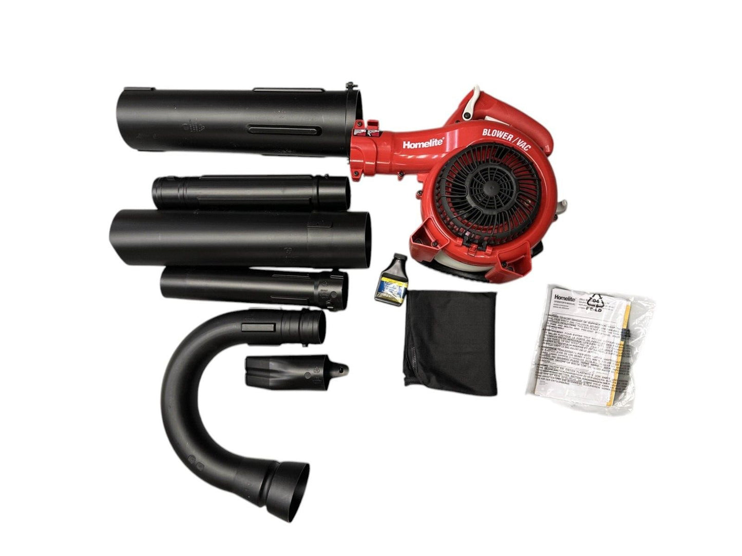 -FOR PARTS-Homelite UT26BVL3VNM 150 MPH 400 CFM 26cc Gas Handheld Blower Vacuum