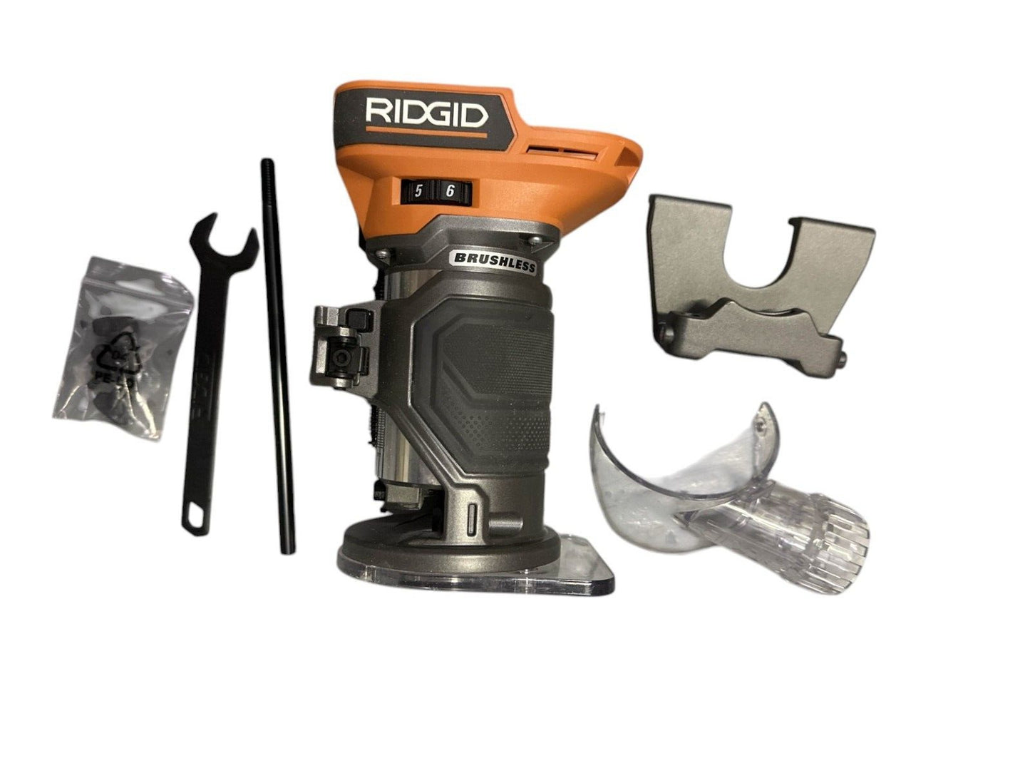 RIDGID R860444B 18v Brushless Cordless Compact Router -Tool Only-