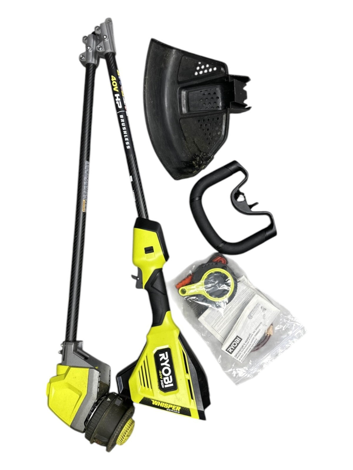 RYOBI RY402011 40V HP Brushless Whisper Series 17" Cordless Carbon Fiber