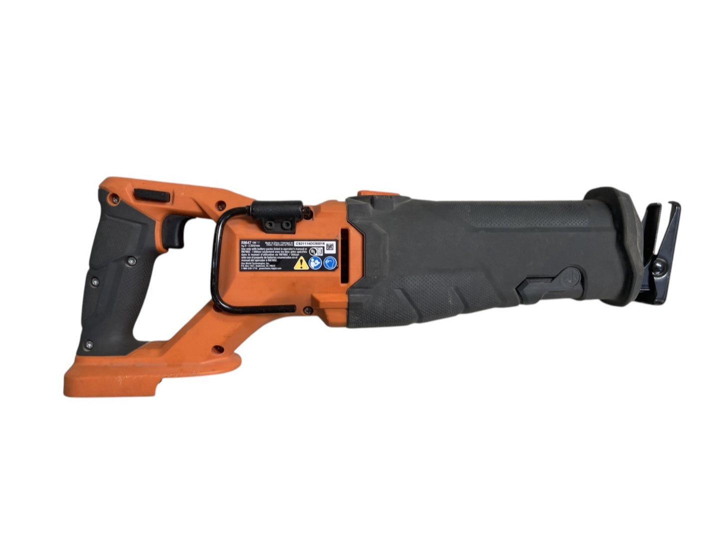 Ridgid 18V Brushless Reciprocating Saw Tool Only R8647B (Tool Only) NO BLADE