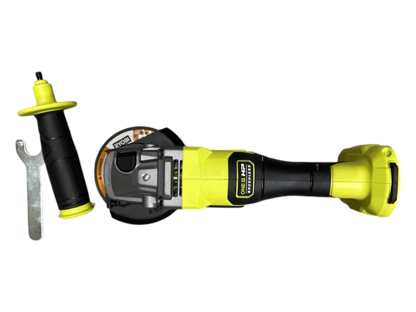 Ryobi One+ HP PBLAG01B Green Black 18 Volt Brushless Cordless Angle Grinder
