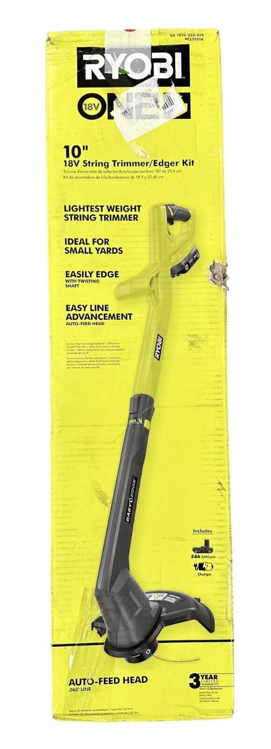 Ryobi ONE+ 18V 10in. Cordless String Trimmer / Edger  - PCLST01K -READ--