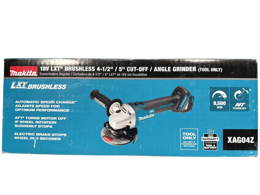Makita XAG04Z 18V Cordless Brushless Battery 4.5 - 5" Grinder 18 Volt -READ-