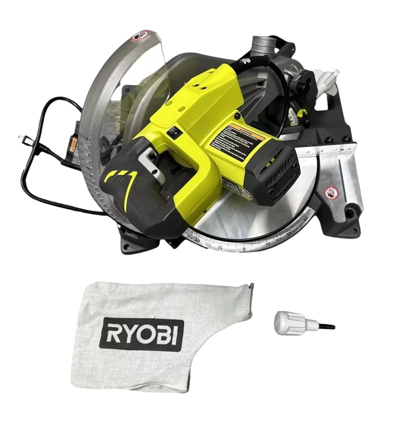 RYOBI TS1346 10" Compound Miter Saw with LED (MISSING WORK CLAMP)