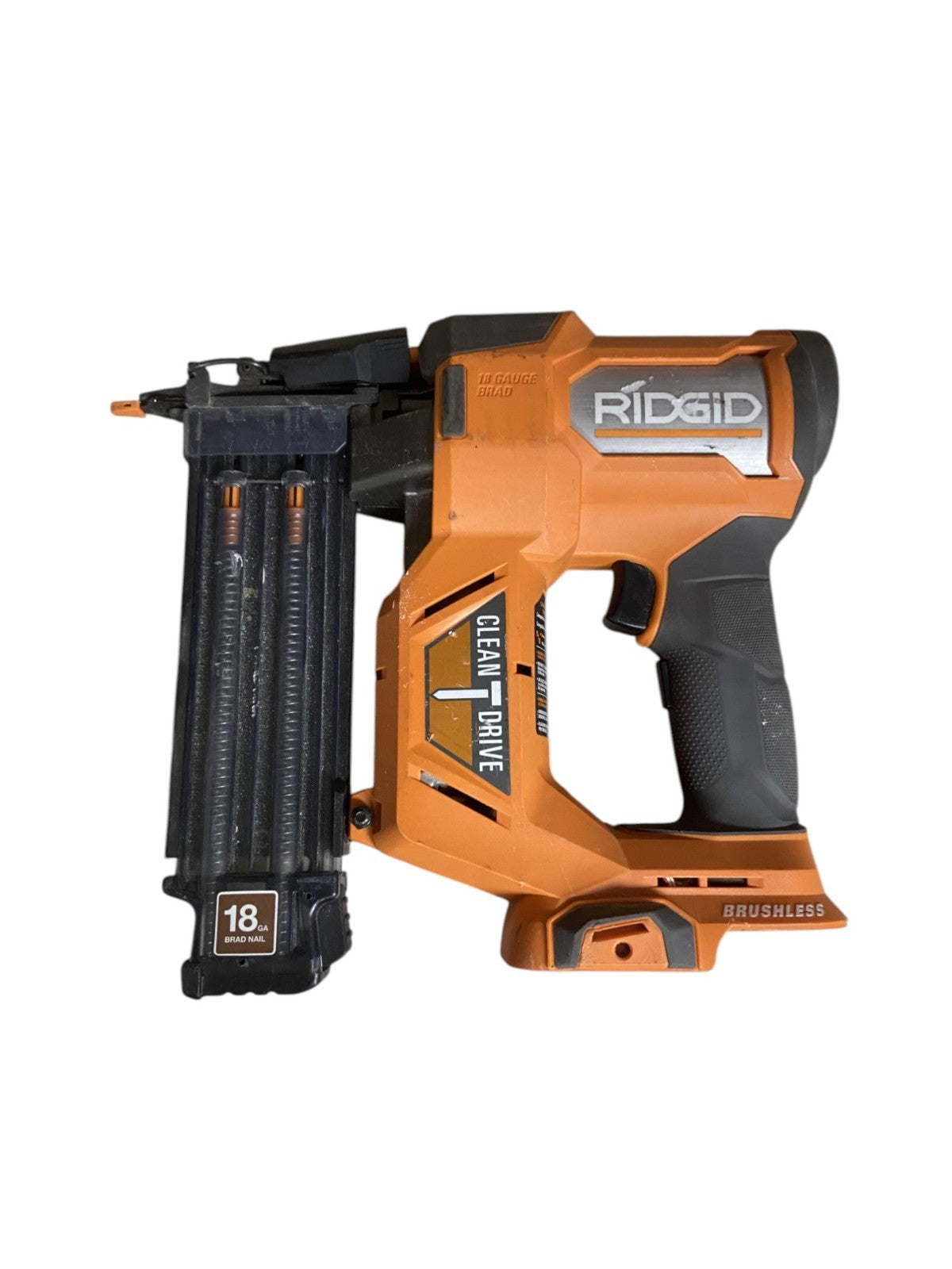 RIDGID 18V Cordless 18-Gauge 2-1/8" Brad Nailer (Tool Only)