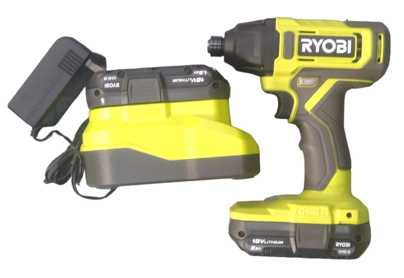 RYOBI 18v Cordless 1/4" Impact Driver Kit -OPEN BOX-