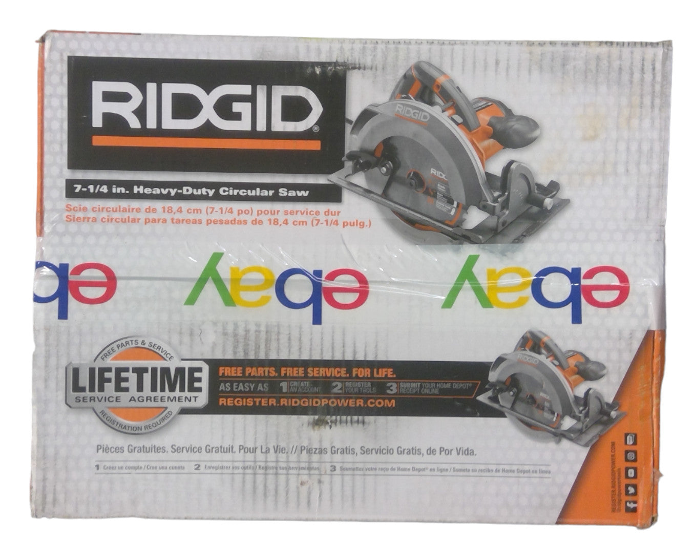 RIDGID R32051 15 Amp 7-1/4" Corded Circular Saw -USED-
