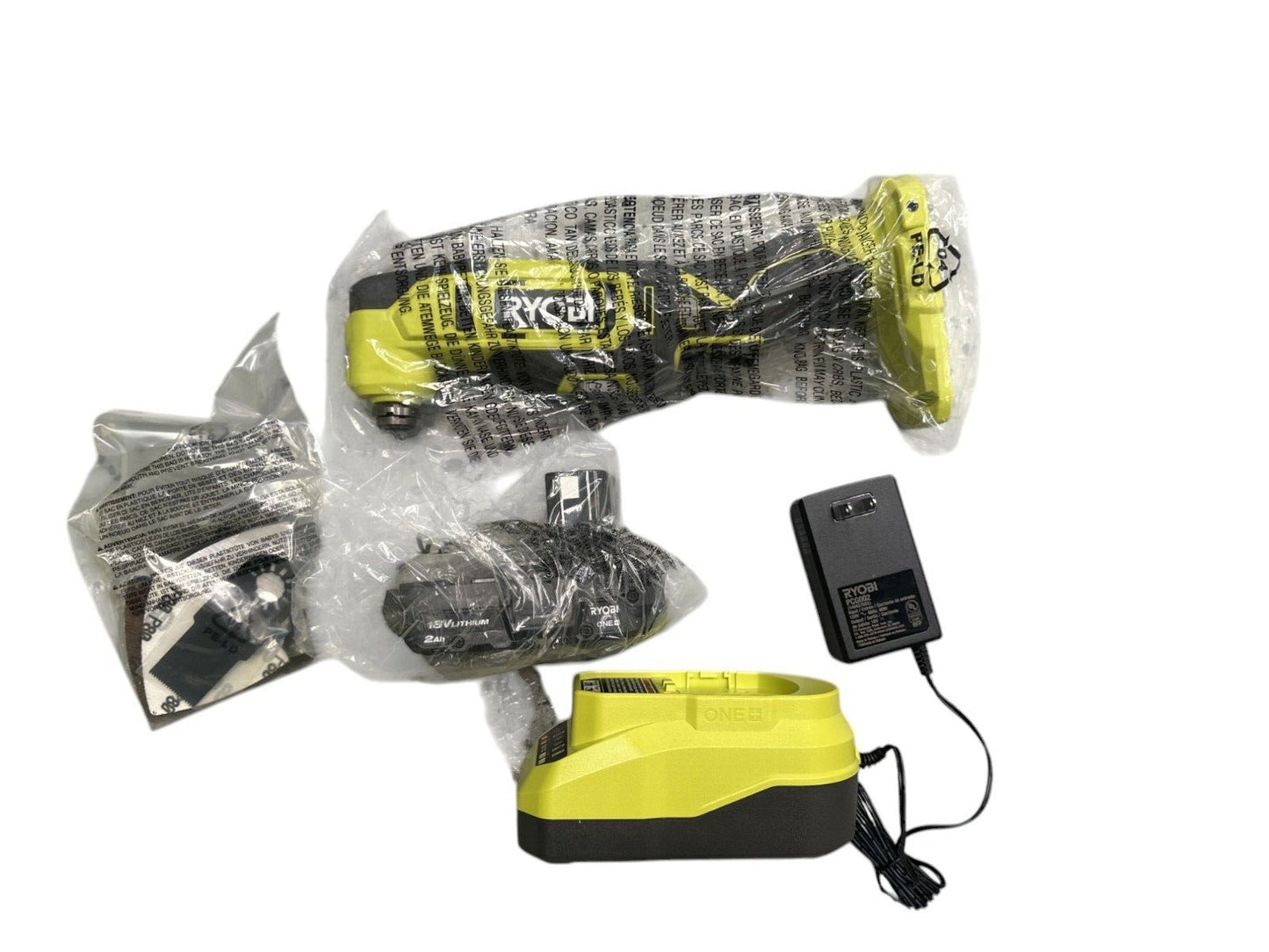 RYOBI PCL403K1 18v Cordless Multi-Tool Kit w/ 2Ah Battery and Charger -OPEN BOX