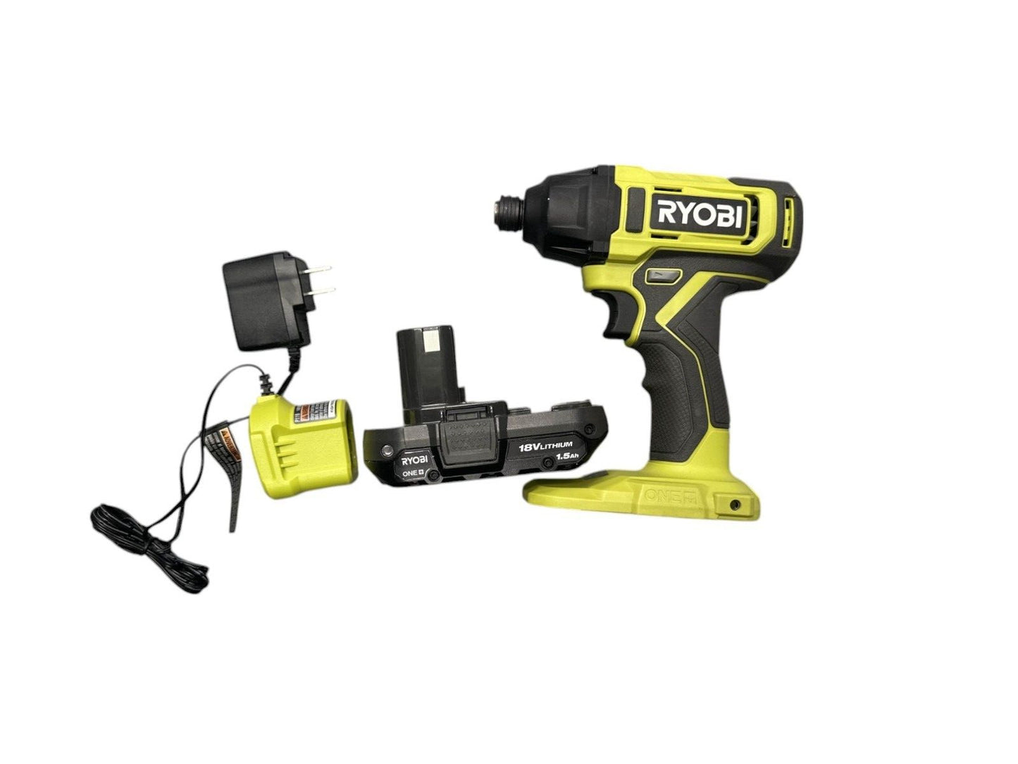 RYOBI 18V ONE+ Lithium-Ion Cordless 1/4" Impact Driver Kit w/ 1.5 Ah