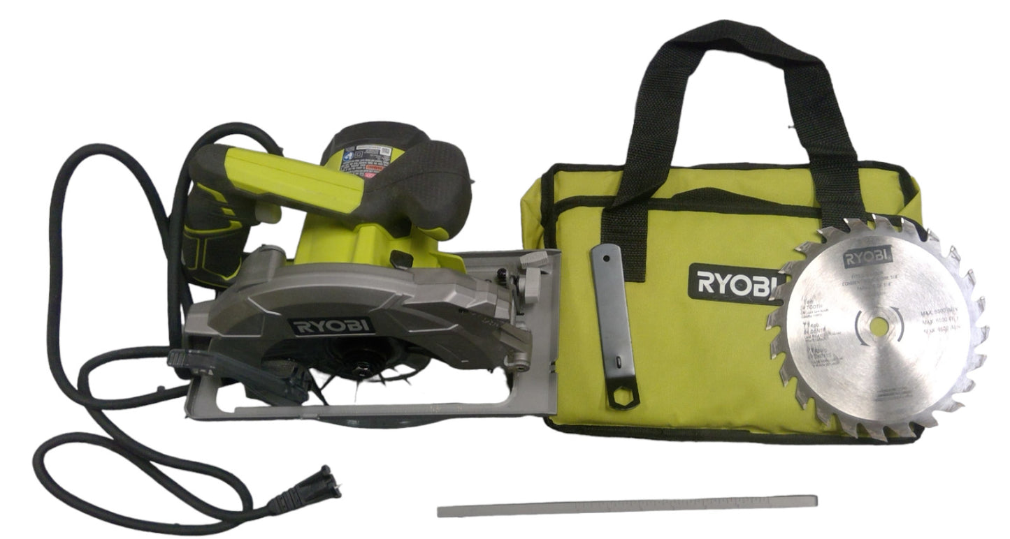 RYOBI 15 Amp 7-1/4" Circular Saw w/ Laser Alignment - CSB144LZK