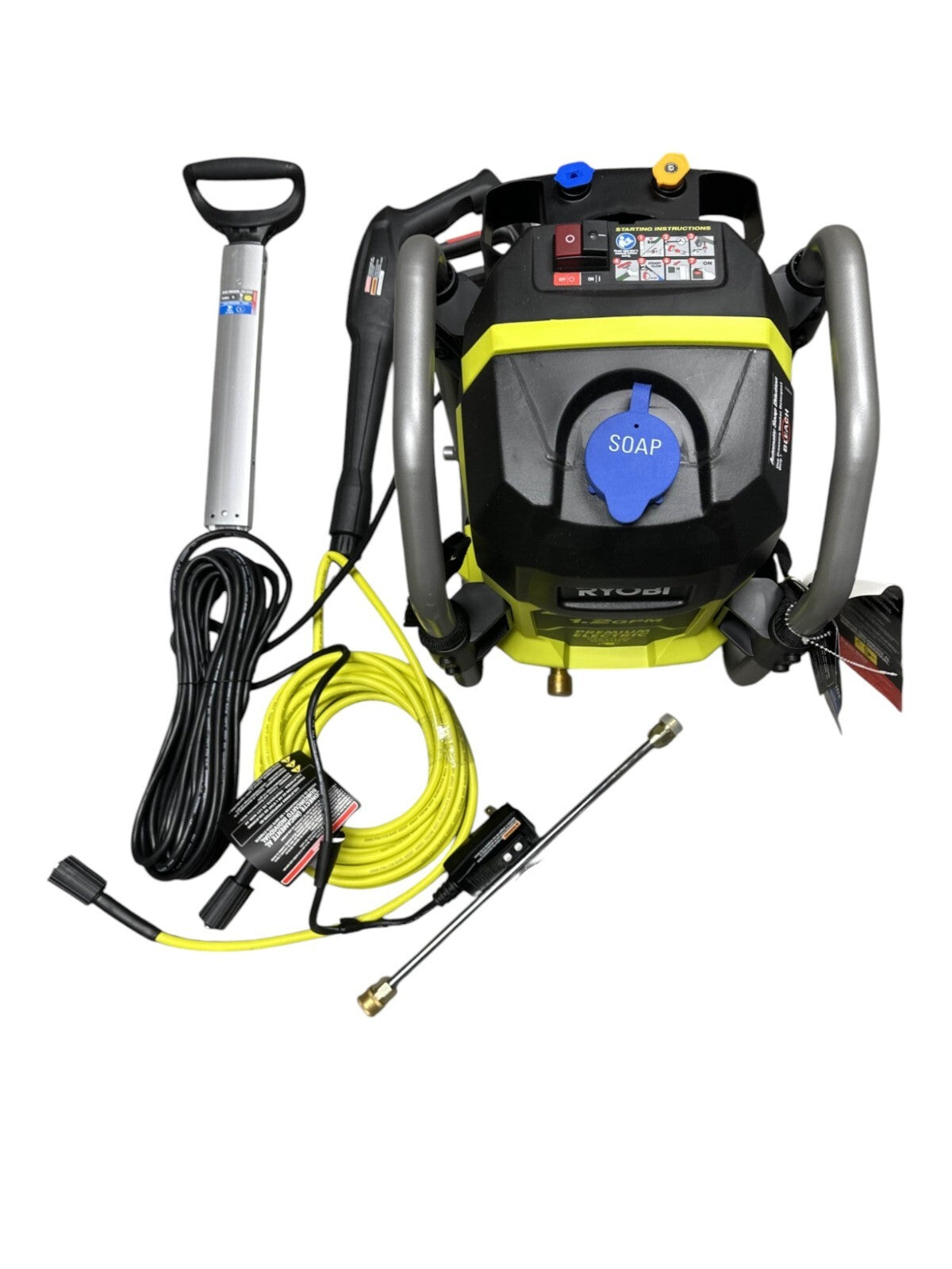 RYOBI RY142022 2000 PSI 1.2 GPM Cold Water Electric Pressure Washer - READ DESC.
