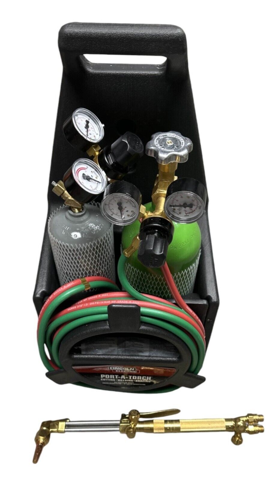 Lincoln Electric KH990 Port-A-Torch Kit w/ Oxy-Acetylene Tanks