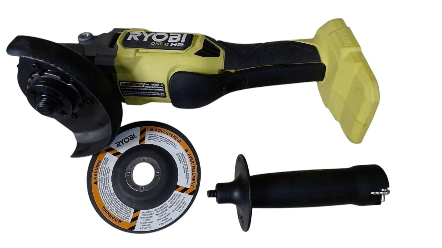Ryobi ONE+ HP 18V Brushless 4-1/2in Angle Grinder PBLAG02B (Tool Only)