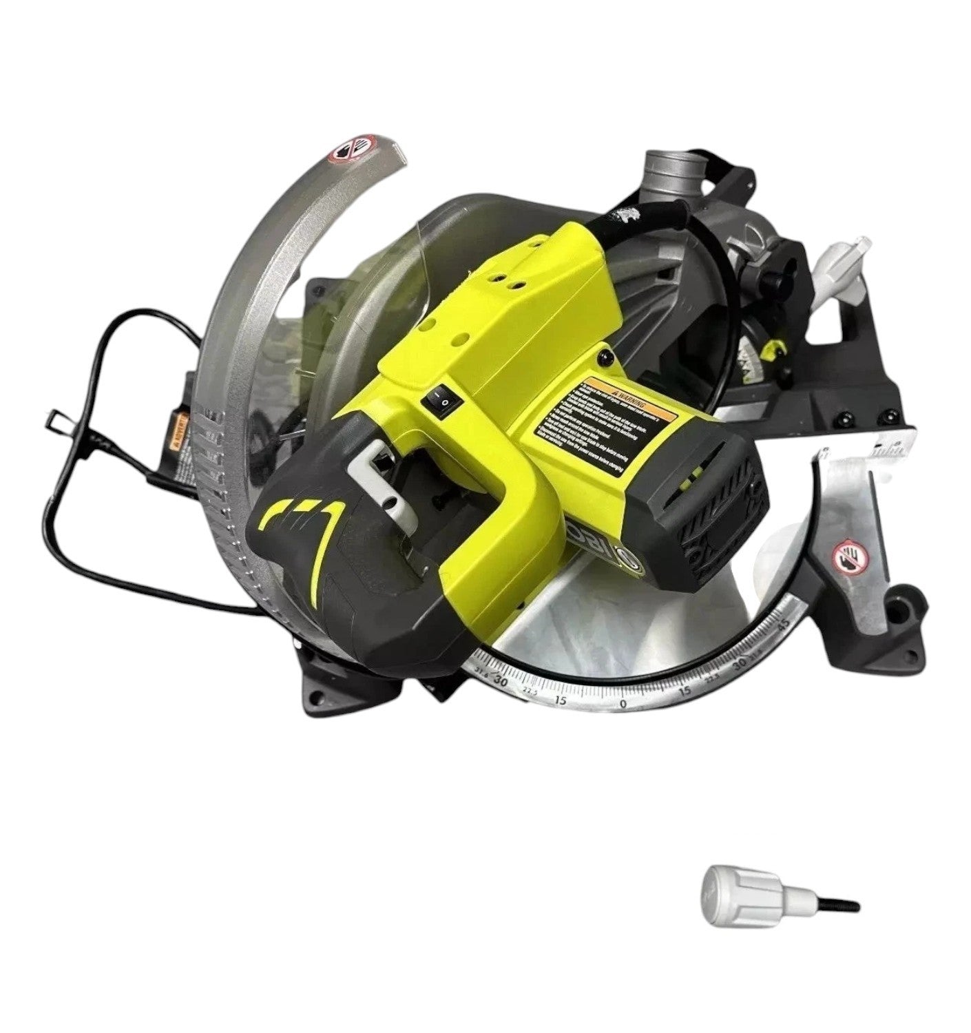 RYOBI TS1346 10" Compound Miter Saw with LED (MISSING WORK CLAMP & DUST BAG)