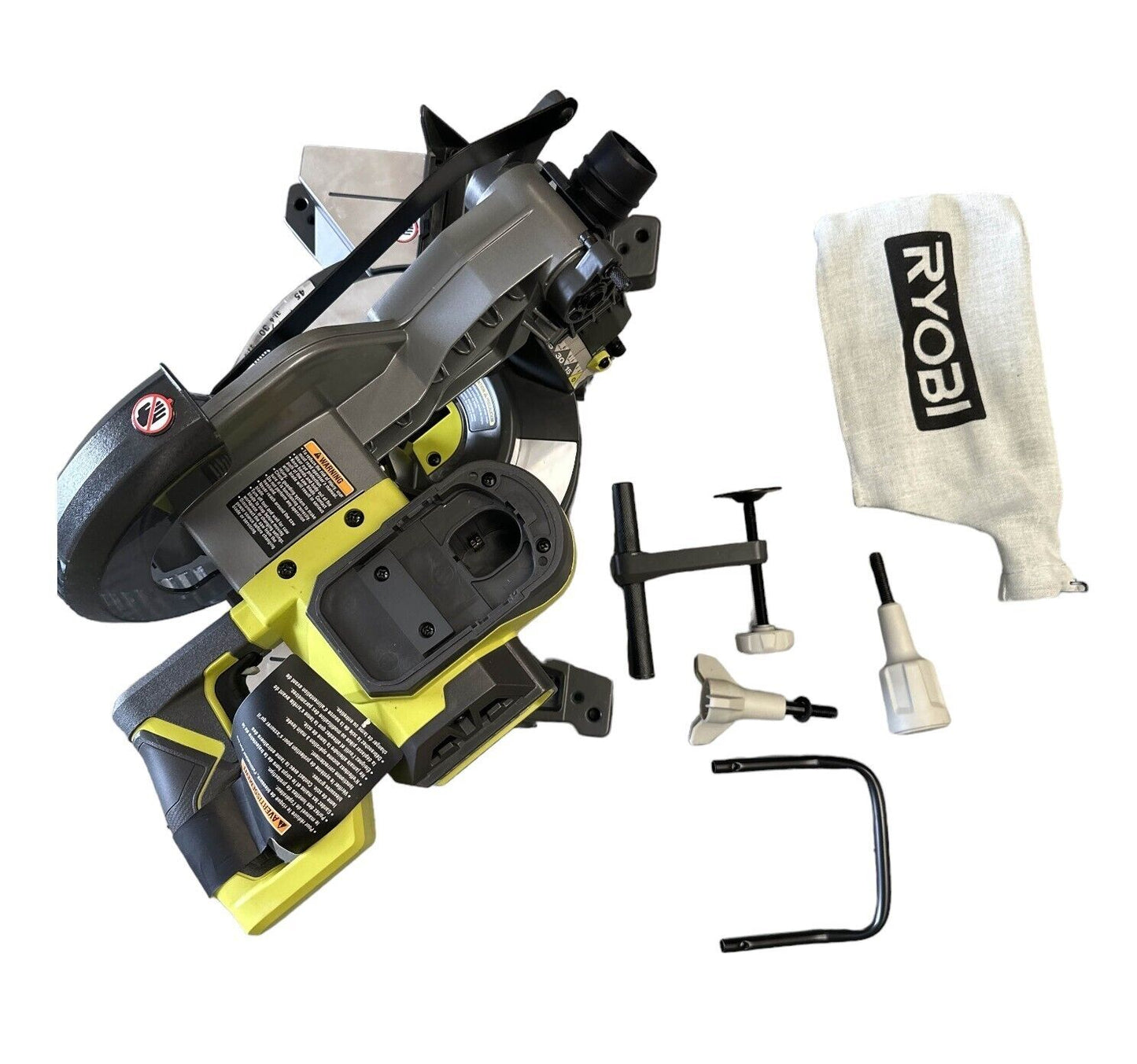 Ryobi P553 18-Volt Cordless 7"-1/4" Compound Miter Saw