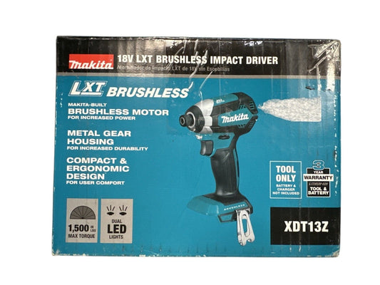 Makita XDT13Z 18V LXT Brushless Cordless Impact Driver (Tool Only)