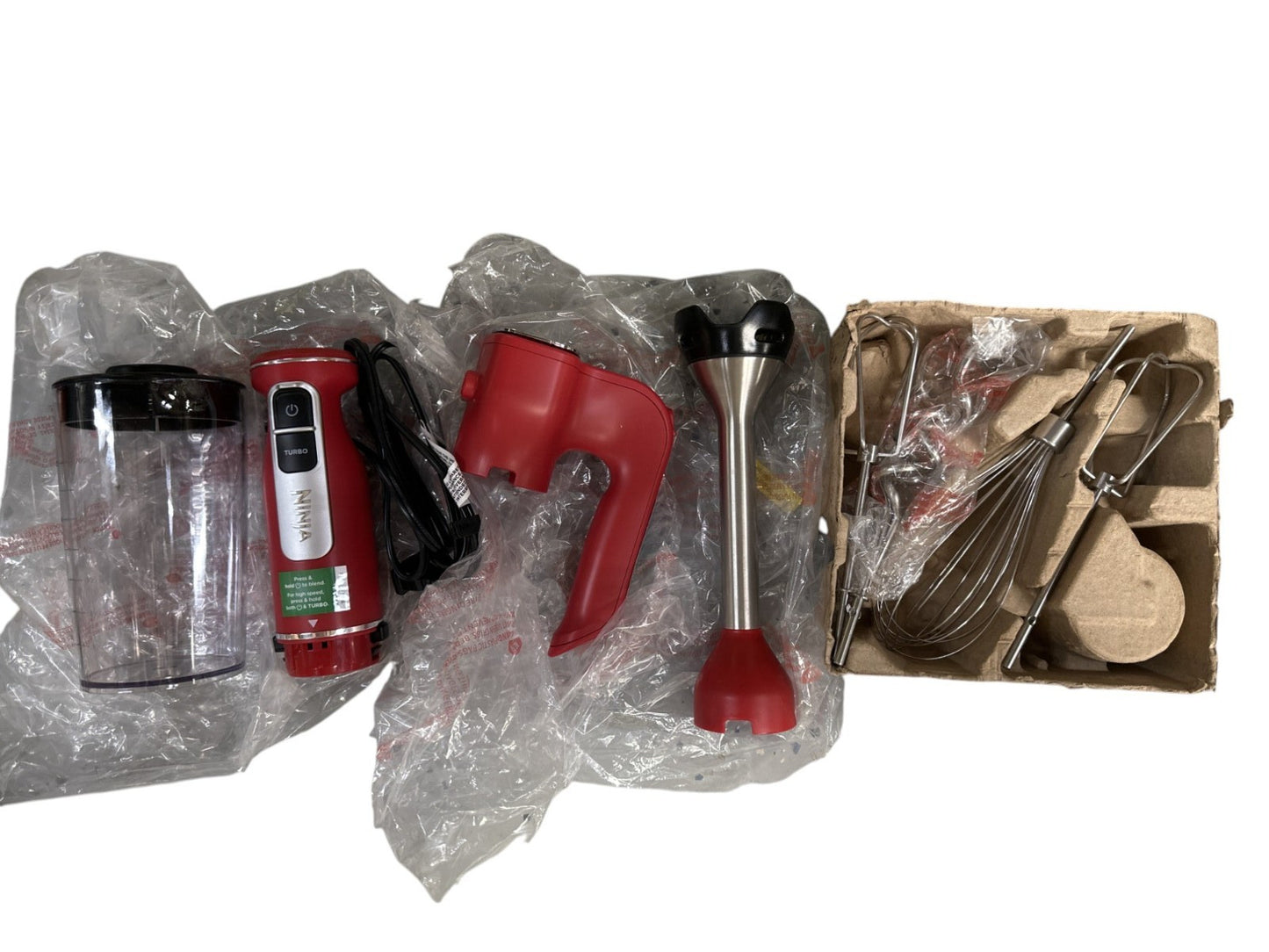 Ninja Foodi Power Mixer System 750W Handheld & Immersion Blender Set CI101HRD