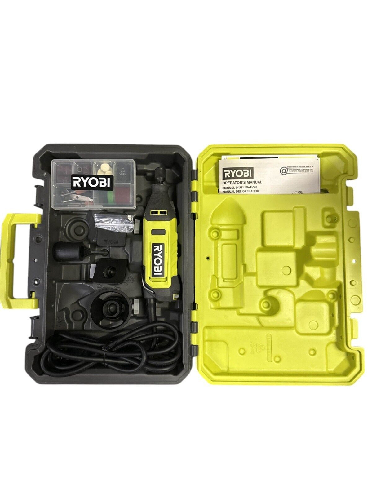 RYOBI RRT200 - 1.4 Amp Corded Rotary Tool - Rotary Tool Combo Kit -TOOL ONLY-