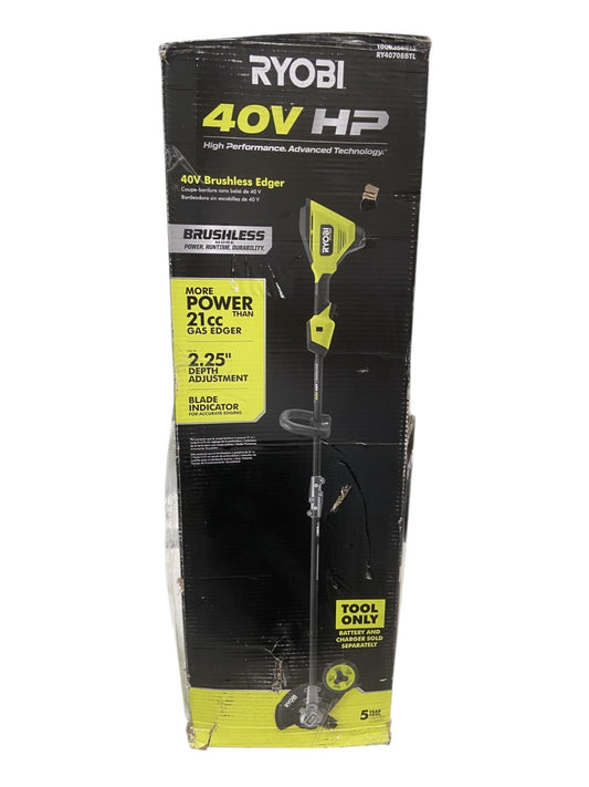 (Read Desc.) RYOBI RY40708BTLVNM - 40V HP Brushless Stick Lawn Edger (Tool Only)