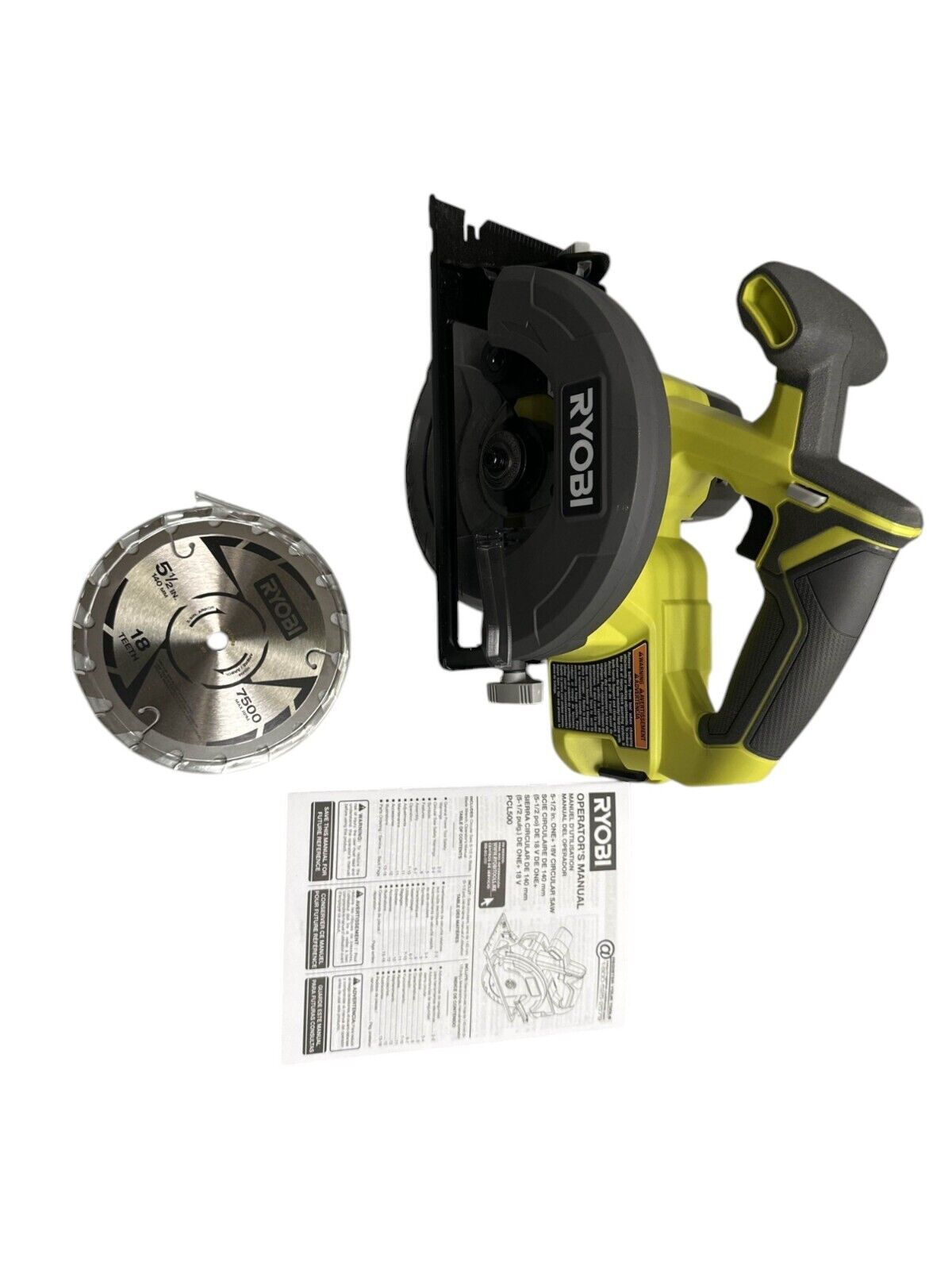RYOBI ONE+ 18V Cordless 5-1/2"in Circular Saw (Tool Only) PCL500B-OPEN BOX-