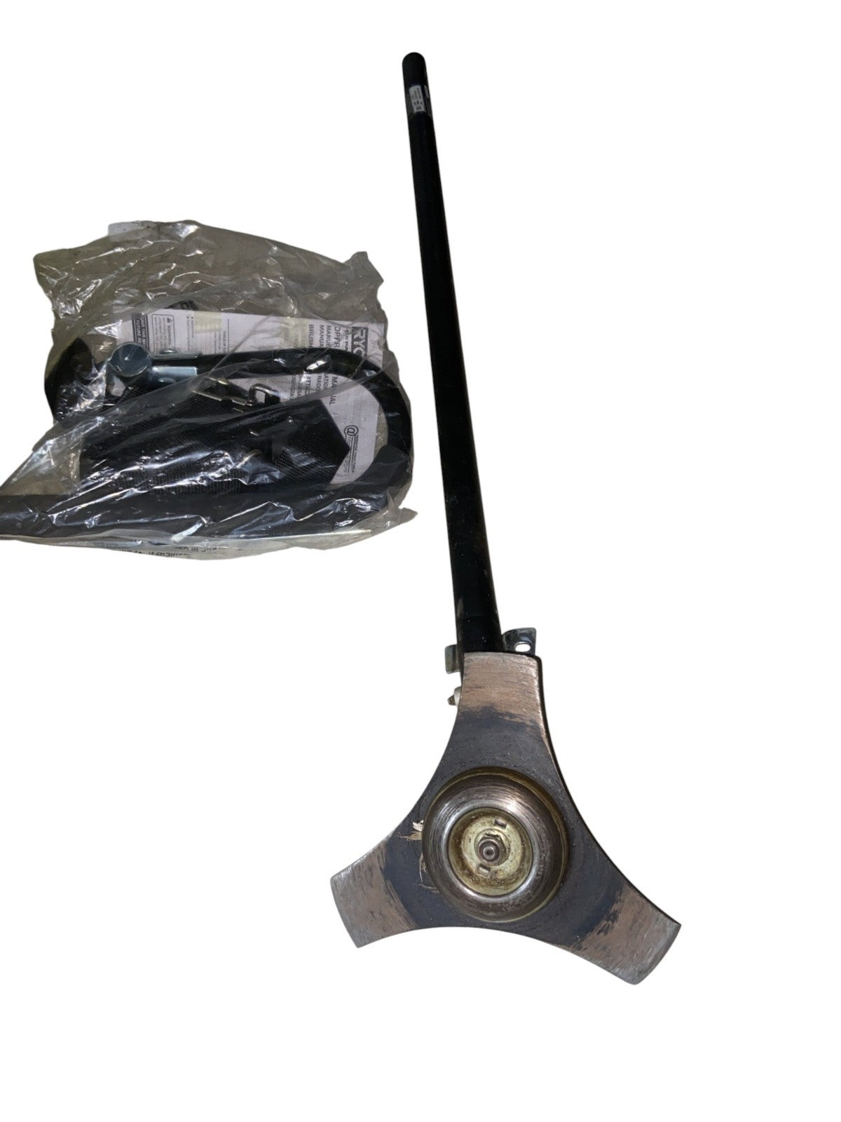 RYOBI Expand-It Brush-Cutter Trimmer Attachment RYBRC - No Guard / Dirty Blade