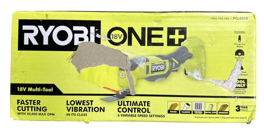 RYOBI  18V Cordless Multi-Tool (Tool Only) PCL430B