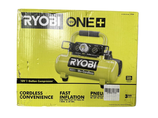 Ryobi P739 18v 1 Gal. Cordless Air Compressor -OPEN BOX-TOOL ONLY