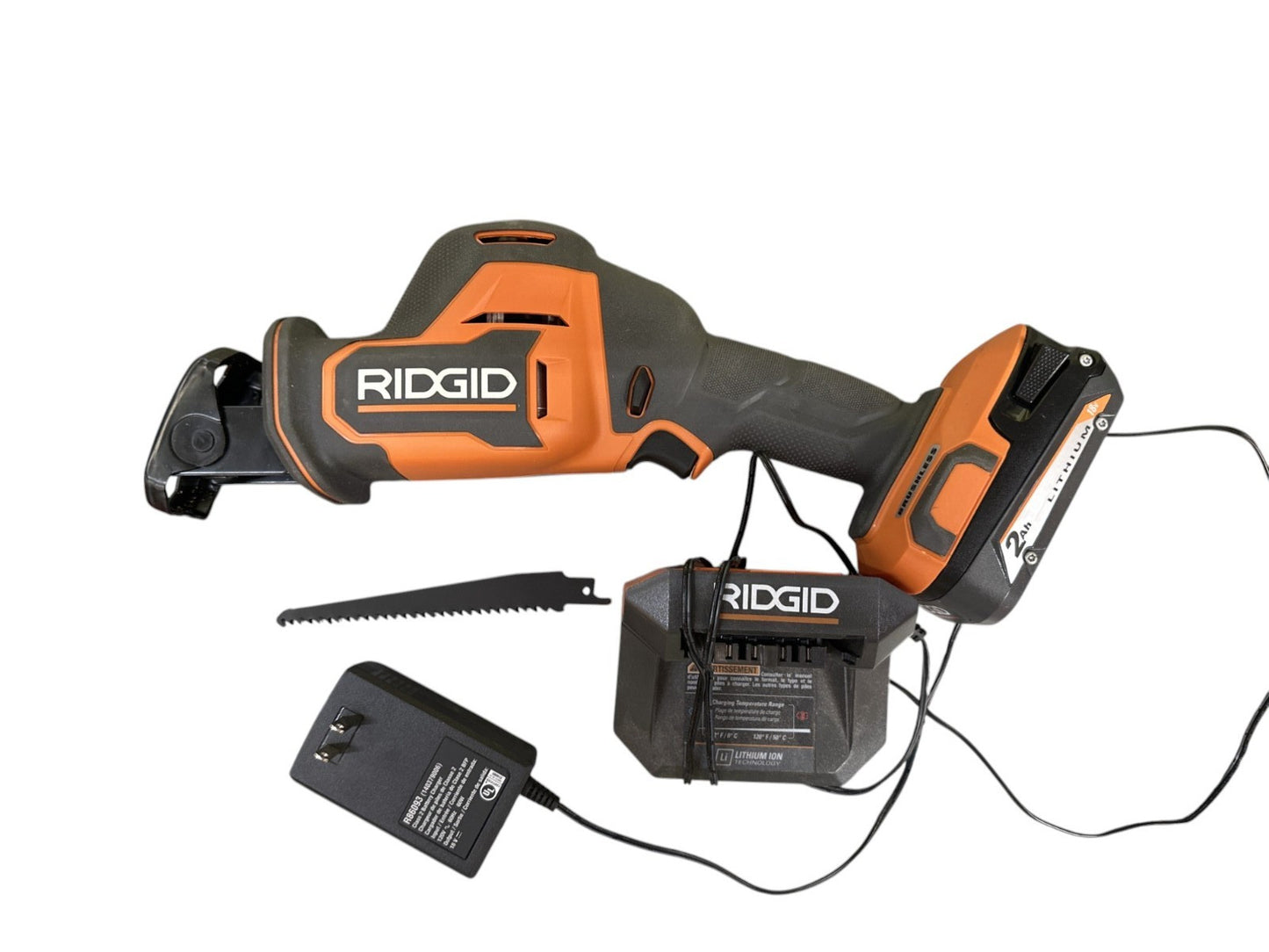 RIDGID R8648K 18V SubCompact Brushless Cordless Reciprocating Saw Kit w/ Battery
