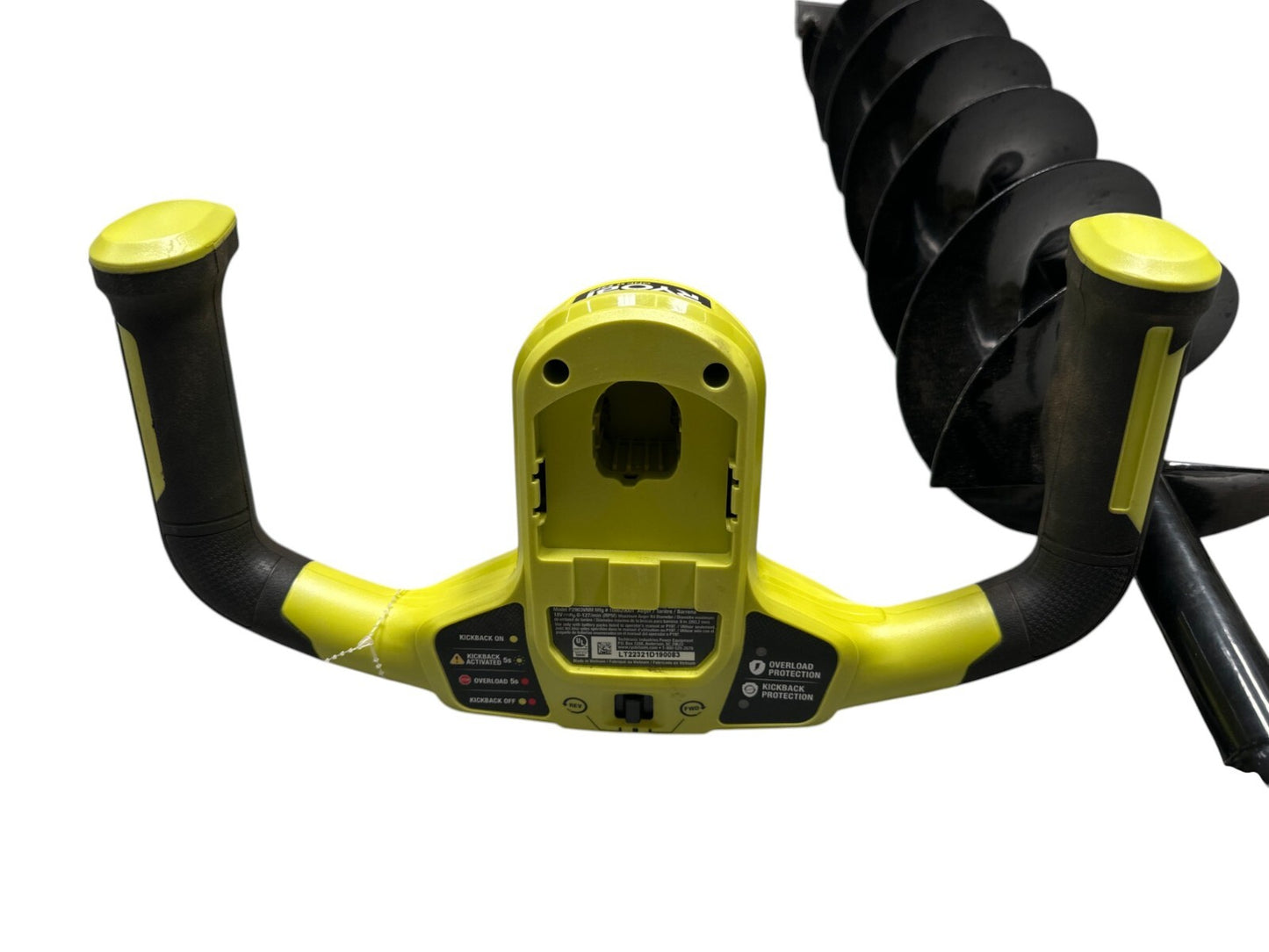 Ryobi P2903 18V HP Earth Auger with 6" Bit Included -Tool Only-