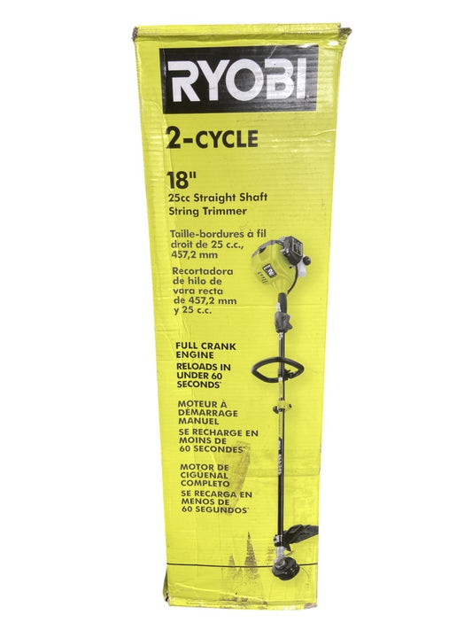 (READ DESCRIPTION!) RYOBI RY253SS 18" 2-Cycle Straight Trimmer
