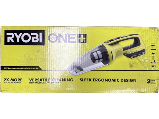 RYOBI ONE+ PCL704B 18V Cordless Performance Hand Vacuum - TOOL ONLY -OPEN BOX-