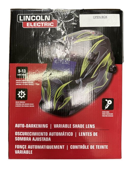 Lincoln Electric K4438-1 Galaxsis Auto Darkening Welding Helmet 9-13 Shade