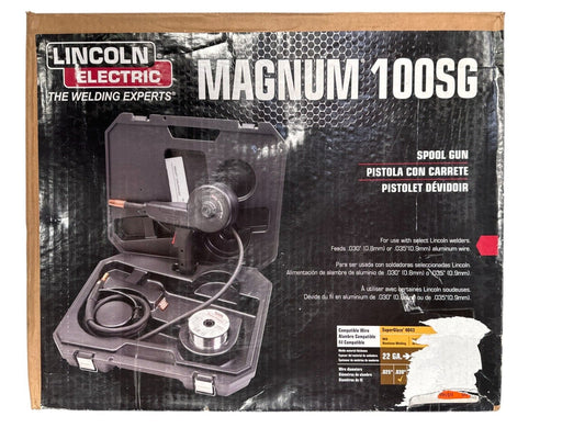 Lincoln Electric Magnum Pro 100SG Aluminum Welding Spool Gun -OPEN BOX- READ
