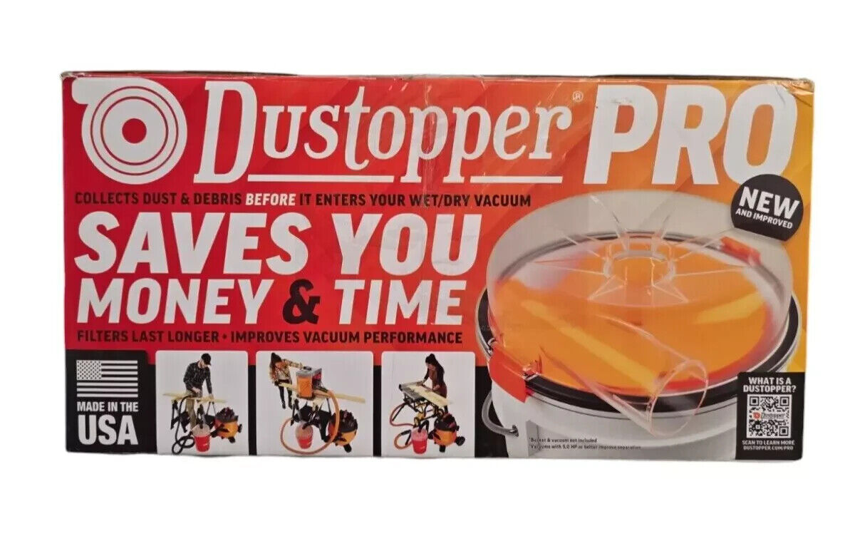 Dustopper HD12B PRO High Efficiency Cyclonic Dust Separator W/2 High-Flow Sweep