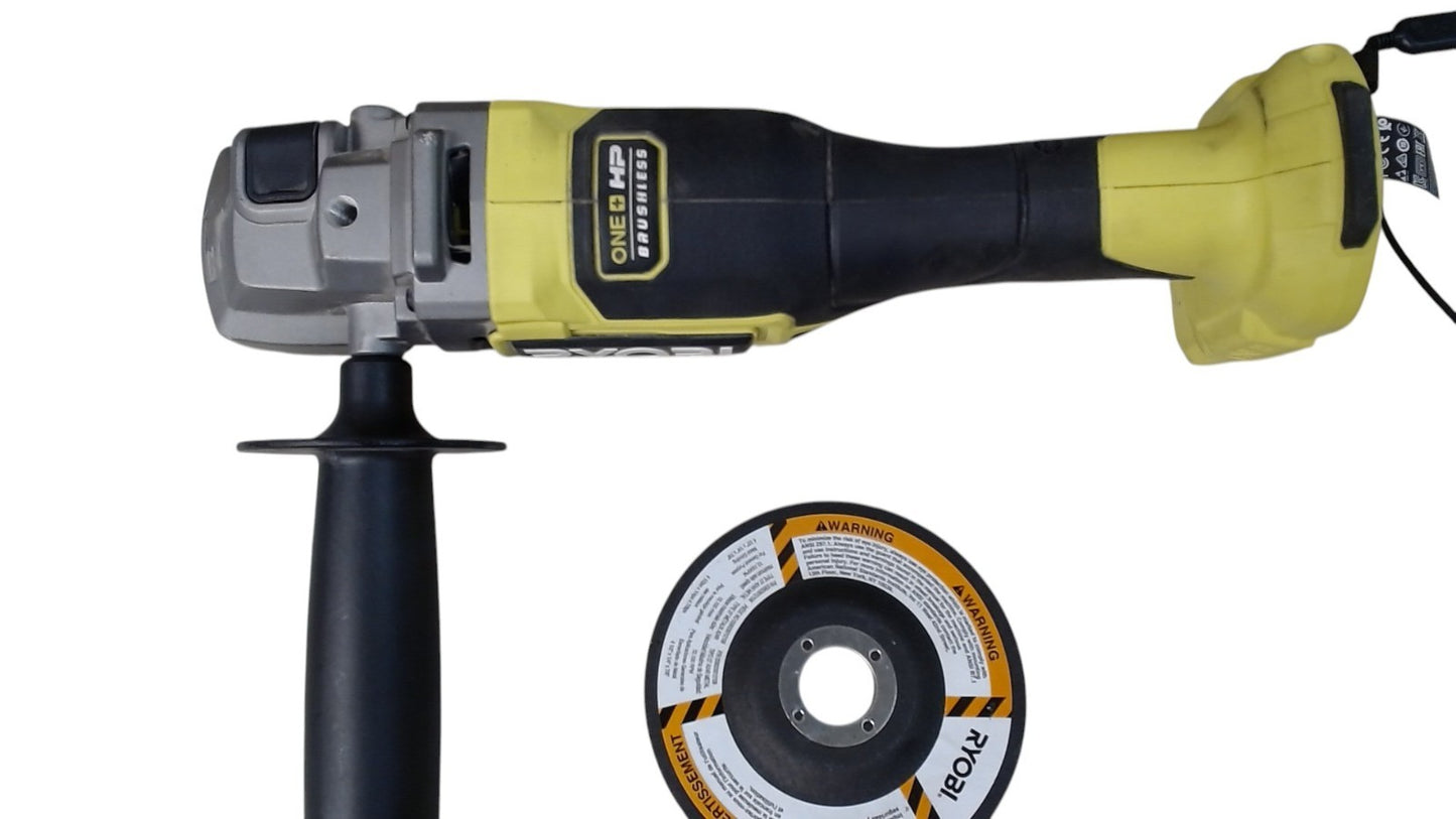 Ryobi ONE+ HP 18V Brushless 4-1/2in Angle Grinder PBLAG02B (Tool Only) NO GUARD