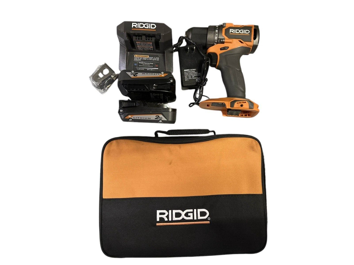 Ridgid R87012K 18v Brushless 1/2" Hammer Drill/Driver Kit w/ 2(2)Ah Batteries