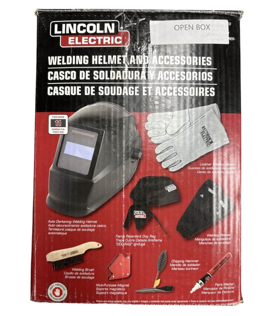 Lincoln Electric KH977 Auto Darkening Welding Helmet Kit -USED-