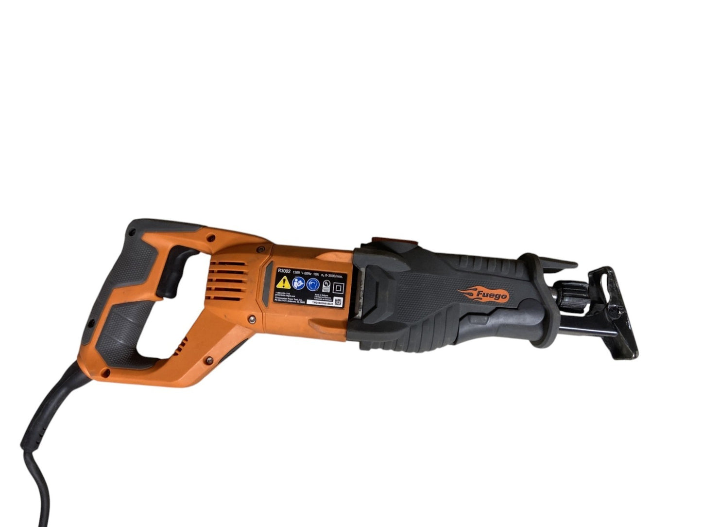 RIDGID R3002 Fuego 10 Amp Orbital Reciprocating Saw (No Blade)