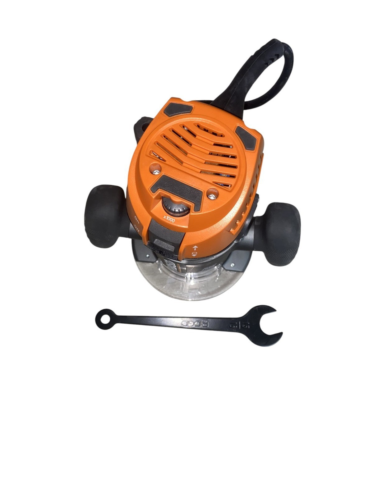 Ridgid R2901 Router with R2911 Base and Wrench / No Edge Guide or Centering Tool