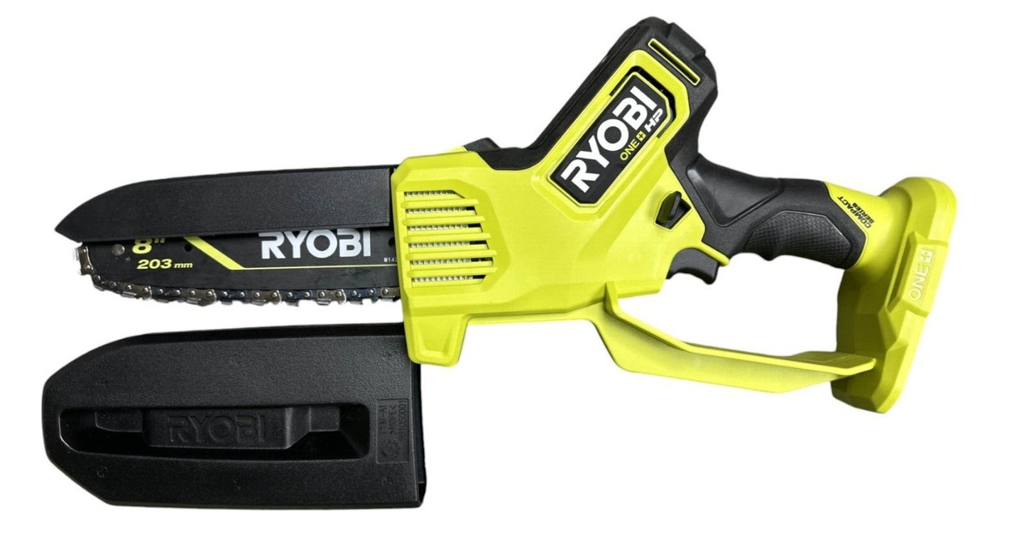 Ryobi PSBCW01B ONE+ HP 18V Brushless 8" Compact Pruning Mini Chainsaw-TOOL ONLY-