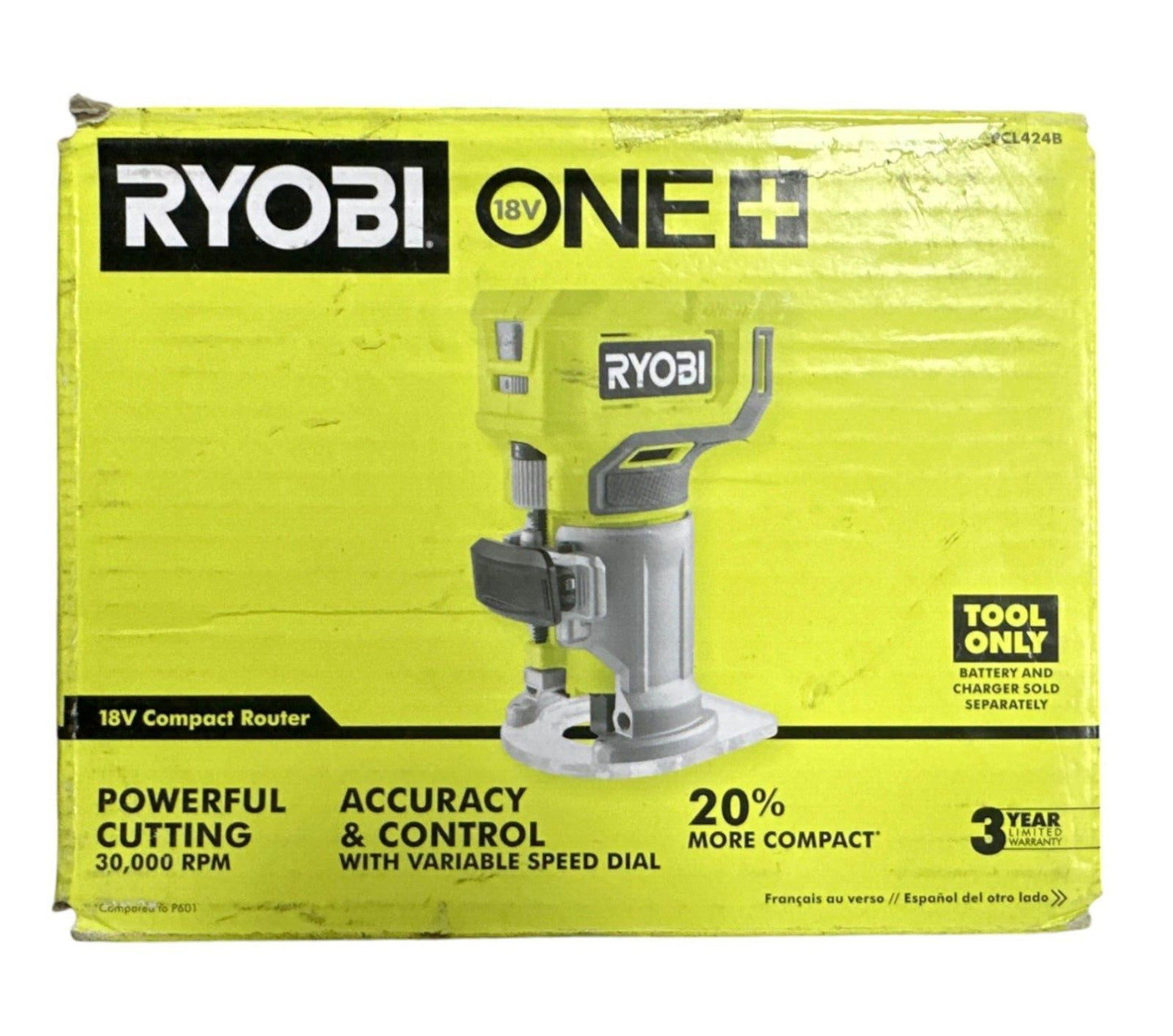 USED Ryobi ONE+ PCL424B Router