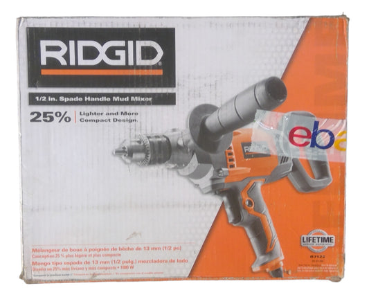 FOR PARTS - RIDGID R7122 1/2" Spade Handle Mud Mixer (Corded)