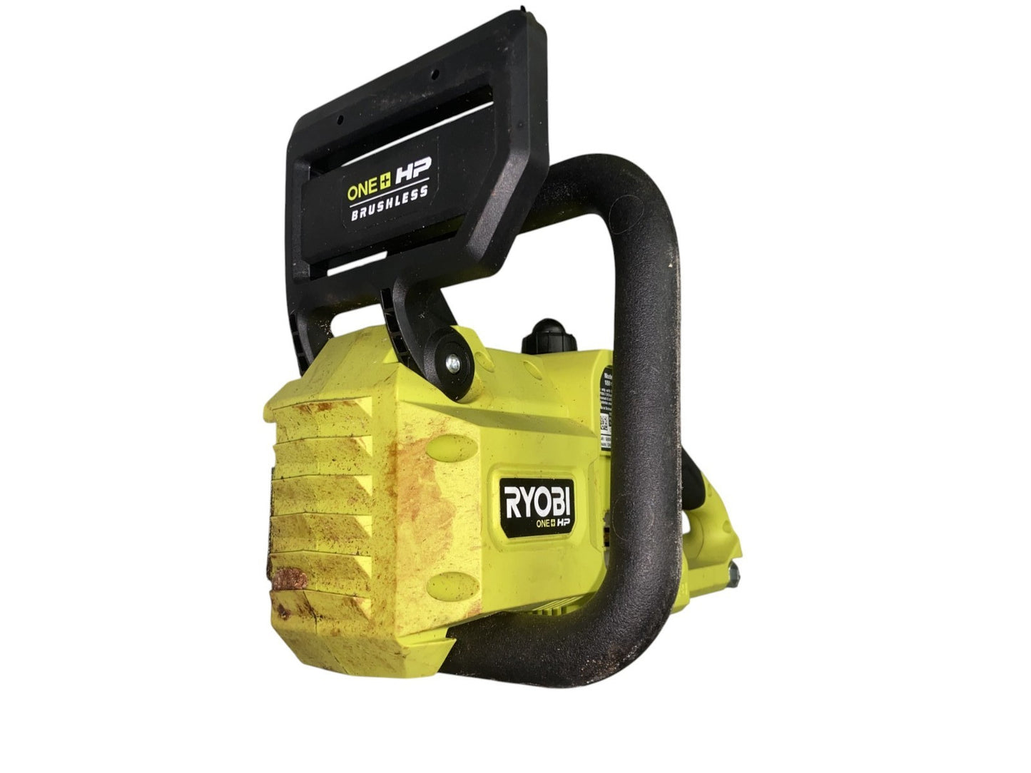 (Read) RYOBI P2520 18v 10" Brushless Chainsaw (TOOL ONLY) - MISSING CHAIN GUARD