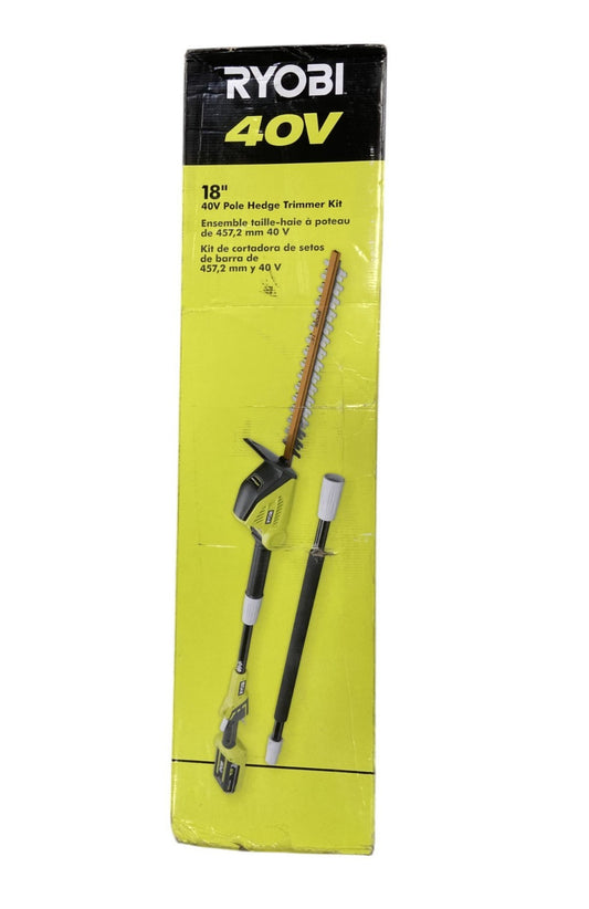 Ryobi RY40603BTL 18 inch 40V Pole Hedge Trimmer (Tool Only)
