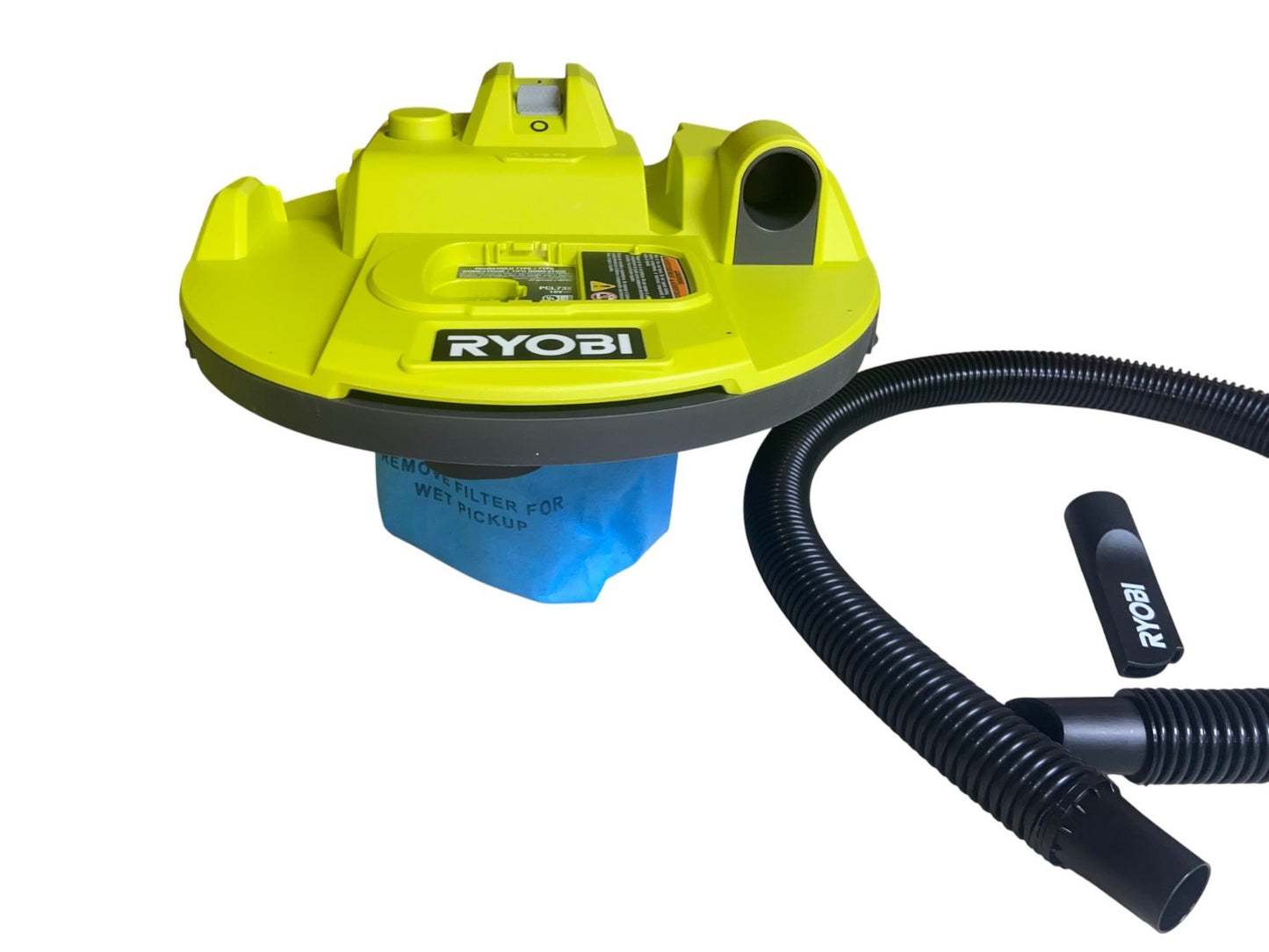 Ryobi ONE+ 18V Cordless 5 Gal. Bucket Top Wet/Dry Vacuum (Tool Only) PCL732B
