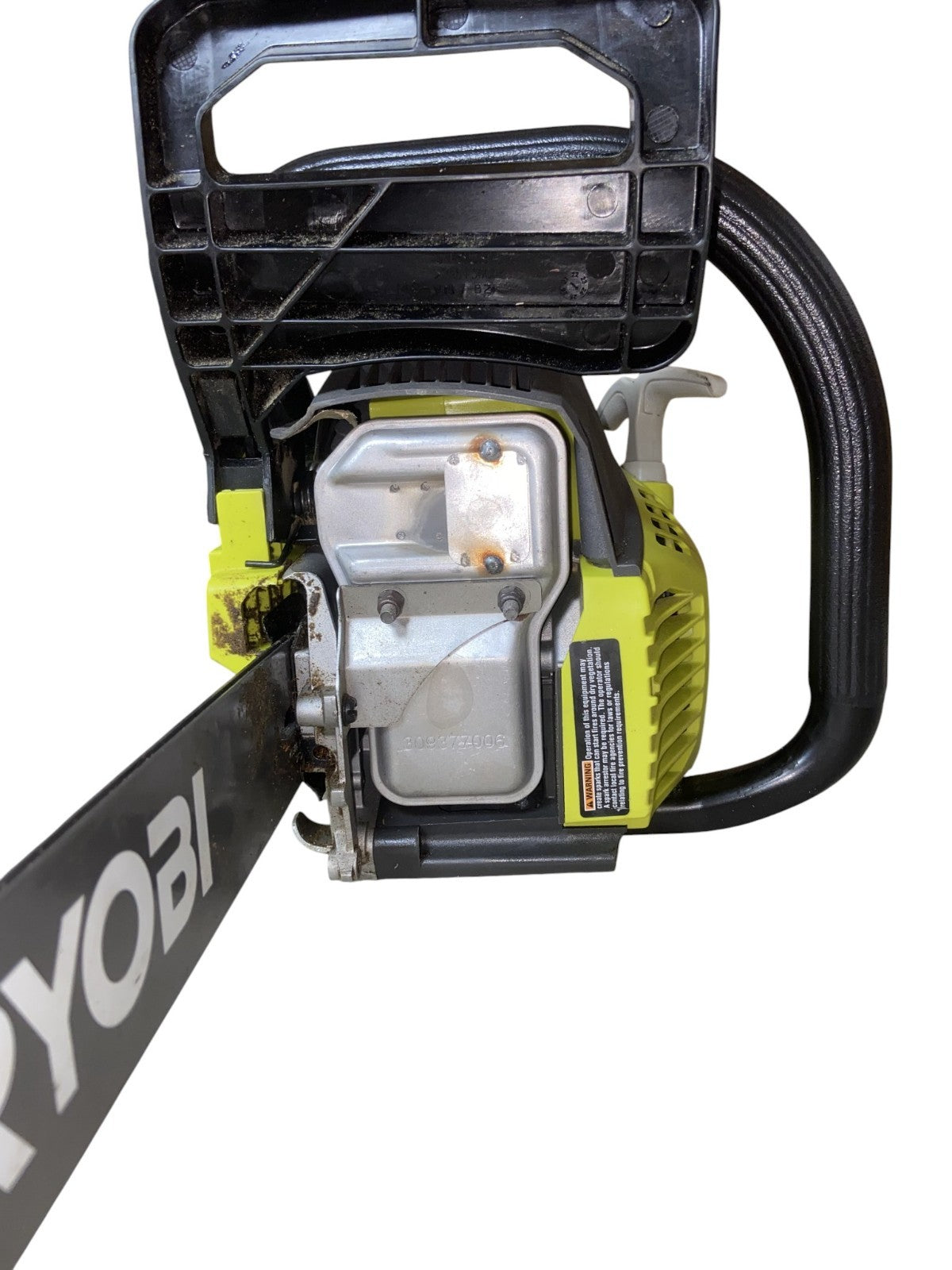 (READ) RYOBI RY3716 16 in. 37cc 2-Cycle Gas Chainsaw w/ Heavy-Duty Case NO CHAIN