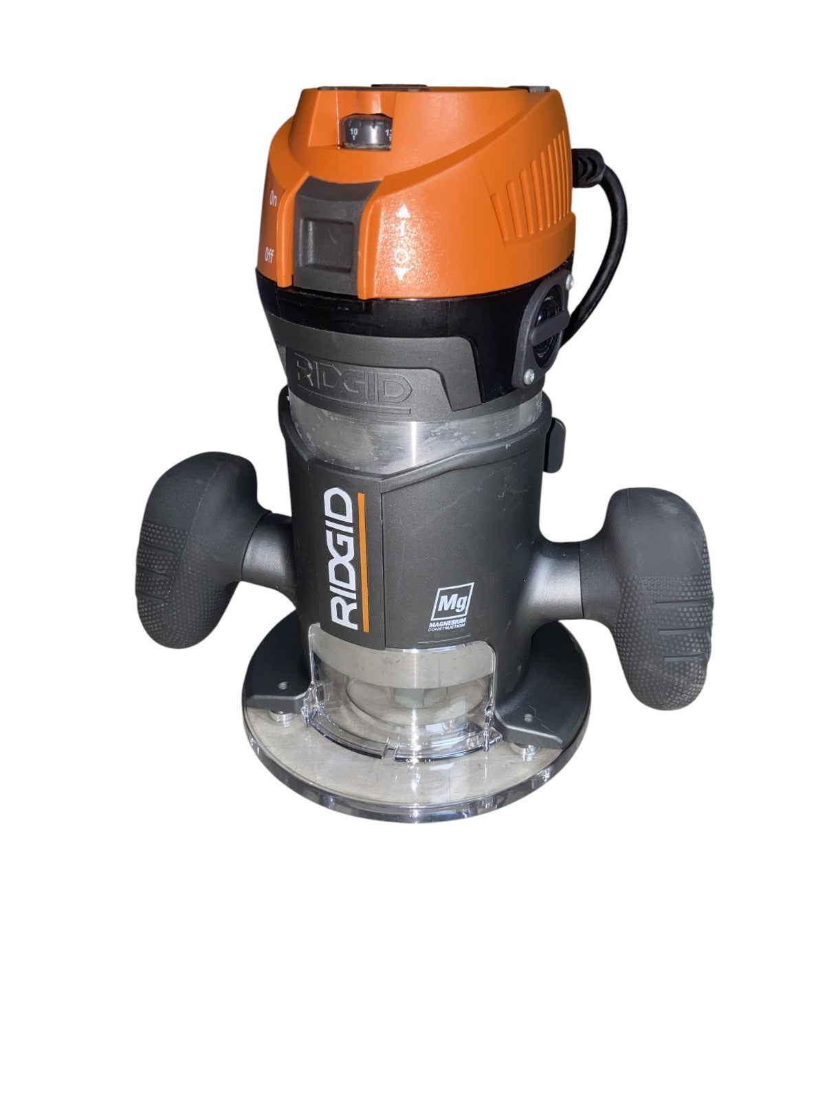 Ridgid R2901 Router with R2911 Base and Wrench / No Edge Guide or Centering Tool